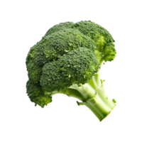 AI generated Broccoli vegetable isolated on transparent background png