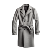 AI generated Fashion wool coat isolated on transparent background png