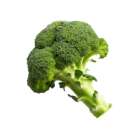 AI generated Broccoli vegetable isolated on transparent background png