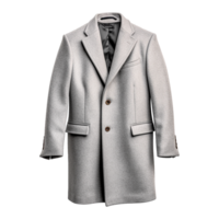 AI generated Fashion wool coat isolated on transparent background png