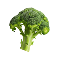 AI generated Broccoli vegetable isolated on transparent background png