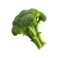 ai generato broccoli verdura isolato su trasparente sfondo png