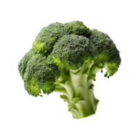 AI generated Broccoli vegetable isolated on transparent background png