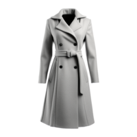 AI generated Fashion wool coat isolated on transparent background png