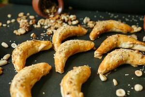 Variety of Freshly Prepared Foods on a Dining Table photo