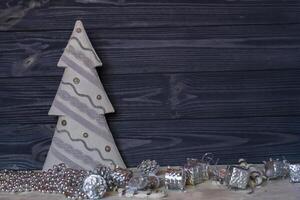 Stylish Christmas decoration. Background. Greeting card. photo