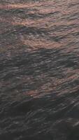 Vertical Footage Of lake water texture. top view of lake water texture video