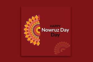 happy nowruz day banner design. vector