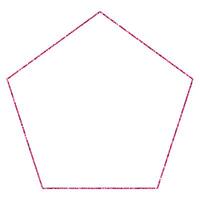 Polygon pink geometric figure design illustration photo
