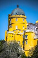 sintra, Portugal a pena nacional palacio. foto