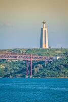 el Cristo el Rey estatua en Lisboa, Portugal foto