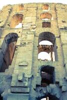 El Jem Coliseum ruins in Tunisia fighting gladiator photo