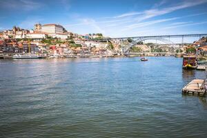 Porto, Portugal old town on the Douro River. photo