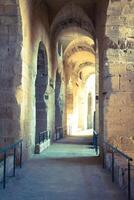 Amphitheater in El Jem, Tunisia photo