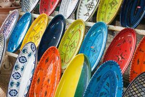 earthenware in tunisian market photo