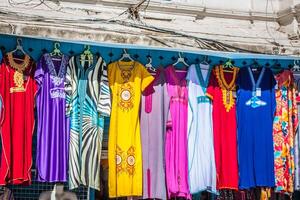 Handcrafts shop at the market in Tunis photo