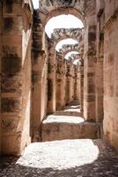 Amphitheater in El Jem, Tunisia photo