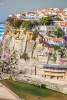 Azenhas do Mar, Portugal coastal town. photo