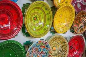 earthenware in tunisian market photo