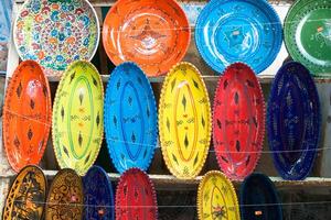earthenware in tunisian market photo