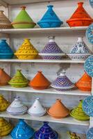 Tajines in the market, Marrakesh,Morocco photo