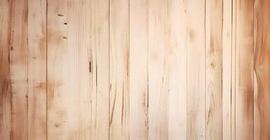 AI generated wooden texture background with wood planks photo