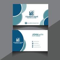Corporate business card vector