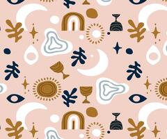 boho single pattern vector