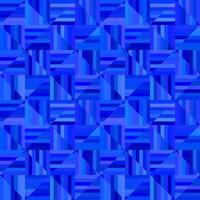 Blue abstract striped square tile mosaic pattern background - repeatable graphic design vector