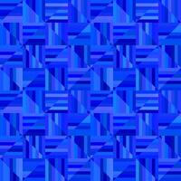 Blue abstract striped square tile mosaic pattern background - repeatable graphic design vector