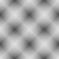 Monochrome geometrical seamless circle pattern background - abstract black and white vector graphic