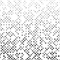 Geometrical random square pattern background - monochrome vector illustration