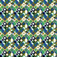 Seamless mosaic pattern background - colorful abstract vector graphic design