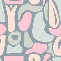 Abstract Geomteric Shapes in modern pastel colors vector