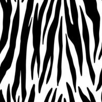 Zebra Skin, Animal Print Seamless Pattern vector