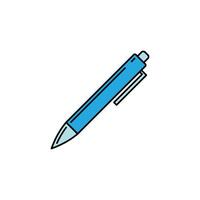 Pen Stationery Icon Vector Logo Template