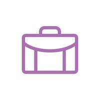 Suitcase, Bag Icon Vector Template Illustration Design