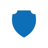 Simple Shield Icon Logo Template Illustration Design vector