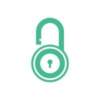 Padlock Icon Vector Template Illustration Design