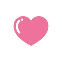 Heart Icon Vector Template Illustration Trendy Design