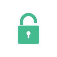 Padlock Icon Vector Template Illustration Design