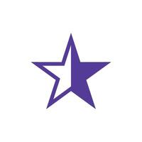 Star Icon Trendy Vector Template Illustration Design