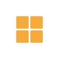 Widget Grid View Button Icon Vector Template Illustration Design
