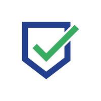 Shield, Check Mark, Check List Icon Vector Template