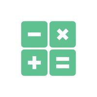 Calculator Icon Vector Template Illustration Design