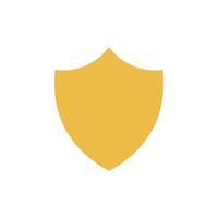 Simple Shield Icon Logo Template Illustration Design vector