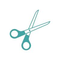 Scissors Icon Vector Template Illustration Trendy Design