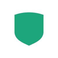 Simple Shield Icon Logo Template Illustration Design vector