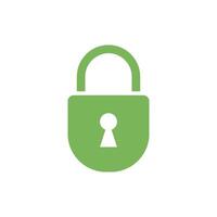 Padlock Icon Vector Template Illustration Design