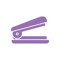 Stapler Stationary Icon Vector Template Illustration Design